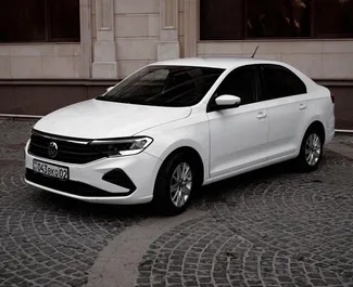 Vista frontale di un noleggio Volkswagen Polo Sedan ad Almaty, Kazakistan ✓ Auto #15081. ✓ Cambio Automatico TM ✓ 0 recensioni.