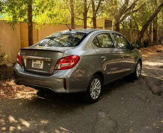 Noleggio auto Mitsubishi Attrage #6649 Automatico a Dubai, dotata di motore 1,3L ➤ Da Abbas negli Emirati Arabi Uniti.