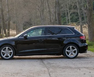 Audi A3 2018 disponibile per il noleggio in Becici, con limite di chilometraggio di illimitato.