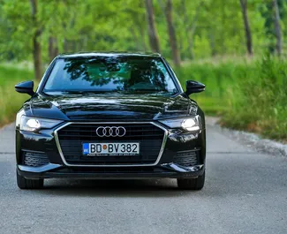 Vista frontale di un noleggio Audi A6 in Becici, Montenegro ✓ Auto #12159. ✓ Cambio Automatico TM ✓ 0 recensioni.