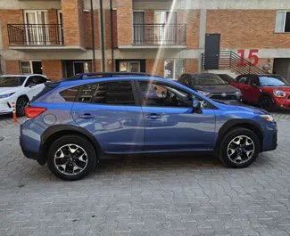 Vista frontale di un noleggio Subaru Crosstrek a Tbilisi, Georgia ✓ Auto #15714. ✓ Cambio Automatico TM ✓ 0 recensioni.