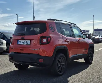 Noleggio Jeep Renegade. Auto Economica, Comfort, Crossover per il noleggio in Georgia ✓ Cauzione di Deposito di 300 GEL ✓ Opzioni assicurative RCT, SCDW, FDW, Passeggeri, Furto.