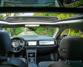 Vista frontale di un noleggio Skoda Kodiaq a Podgorica, Montenegro ✓ Auto #10712. ✓ Cambio Automatico TM ✓ 1 recensioni.