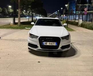 Vista frontale di un noleggio Audi A6 a Tirana, Albania ✓ Auto #15742. ✓ Cambio Automatico TM ✓ 0 recensioni.