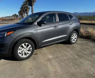Vista frontale di un noleggio Hyundai Tucson a Batumi, Georgia ✓ Auto #15775. ✓ Cambio Automatico TM ✓ 0 recensioni.