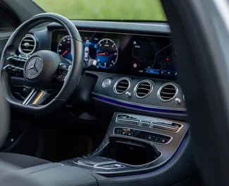 Mercedes-Benz E250 2024 disponibile per il noleggio in Becici, con limite di chilometraggio di illimitato.