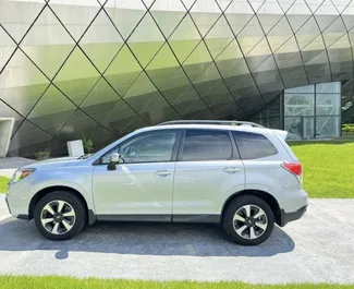 Subaru Forester 2017 disponibile per il noleggio a Tbilisi, con limite di chilometraggio di illimitato.