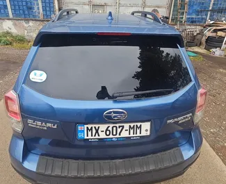 Interni di Subaru Forester in affitto in Georgia. Un'ottima auto da 5 posti con cambio Automatico.