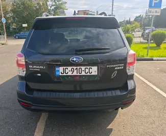 Interni di Subaru Forester in affitto in Georgia. Un'ottima auto da 5 posti con cambio Automatico.