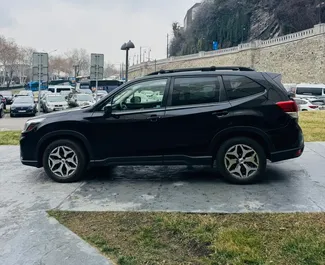 Subaru Forester 2019 disponibile per il noleggio a Tbilisi, con limite di chilometraggio di illimitato.