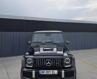 Noleggio Mercedes-Benz G500. Auto Premium, SUV per il noleggio in Georgia ✓ Cauzione di Deposito di 500 GEL ✓ Opzioni assicurative RCT, SCDW, Passeggeri, Furto, Senza deposito.