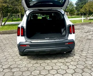 Noleggio Kia Sorento. Auto Comfort, Crossover per il noleggio in Georgia ✓ Cauzione di Deposito di 600 GEL ✓ Opzioni assicurative RCT, SCDW, FDW, Passeggeri, Furto.