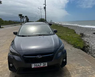 Vista frontale di un noleggio Subaru Crosstrek a Batumi, Georgia ✓ Auto #16159. ✓ Cambio Automatico TM ✓ 0 recensioni.