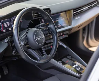 Audi A3 2025 disponibile per il noleggio in Becici, con limite di chilometraggio di illimitato.