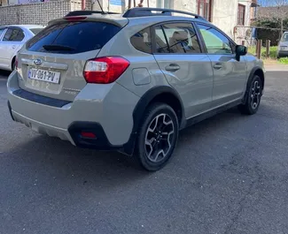 Interni di Subaru Crosstrek in affitto in Georgia. Un'ottima auto da 5 posti con cambio Automatico.