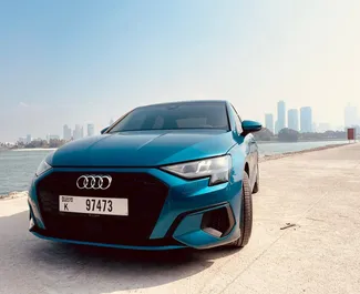 Noleggio auto Audi A3 Sedan 2024 negli Emirati Arabi Uniti, con carburante Benzina e 211 cavalli di potenza ➤ A partire da 250 AED al giorno.