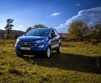 Vista frontale di un noleggio Ford Eco Sport a Tbilisi, Georgia ✓ Auto #16280. ✓ Cambio Automatico TM ✓ 0 recensioni.