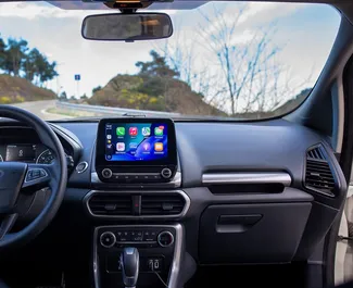 Vista frontale di un noleggio Ford Eco Sport a Tbilisi, Georgia ✓ Auto #16281. ✓ Cambio Automatico TM ✓ 0 recensioni.
