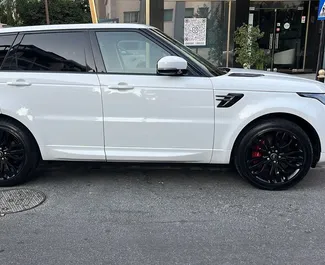 Vista frontale di un noleggio Land Rover Range Rover Sport a Limassol, Cipro ✓ Auto #16465. ✓ Cambio Automatico TM ✓ 0 recensioni.
