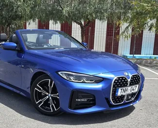 Noleggio BMW 420i Cabrio. Auto Comfort, Premium, Cabrio per il noleggio a Cipro ✓ Cauzione di Deposito di 3000 EUR ✓ Opzioni assicurative RCT, CDW, SCDW, Passeggeri, Giovane.