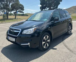 Noleggio Subaru Forester. Auto Comfort, SUV, Crossover per il noleggio in Georgia ✓ Cauzione di Senza deposito ✓ Opzioni assicurative RCT, SCDW, FDW, Passeggeri, Furto, Senza deposito.
