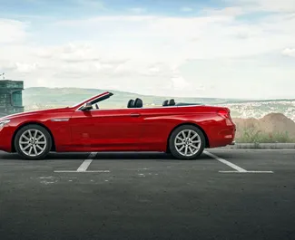 Noleggio BMW 6-series Cabrio. Auto Premium, Lusso, Cabrio per il noleggio in Georgia ✓ Cauzione di Deposito di 540 GEL ✓ Opzioni assicurative RCT, FDW, Passeggeri, Giovane.