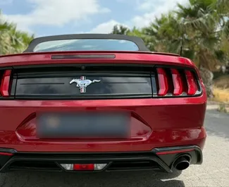 Ford Mustang Cabrio 2022 disponibile per il noleggio ad Alicante, con limite di chilometraggio di 200 km/giorno.