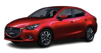 Mazda 2 2019 red