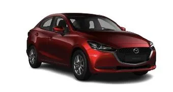 Mazda 2 sedan red 2022